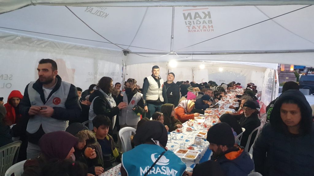 Our Iftar Tent Has Opened